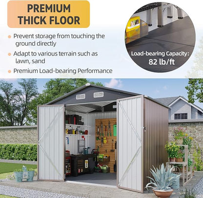 Aoxun 7x5 FT Outdoor Storage Shed - Image 2