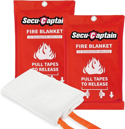 SecuCaptain Emergency Fire Blanket by SecuCaptain