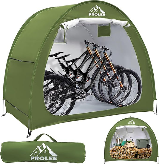 Prolee Bike Shed 6.6FT Waterproof 210D Oxford Fabric, Bike Storage by Hamstercages
