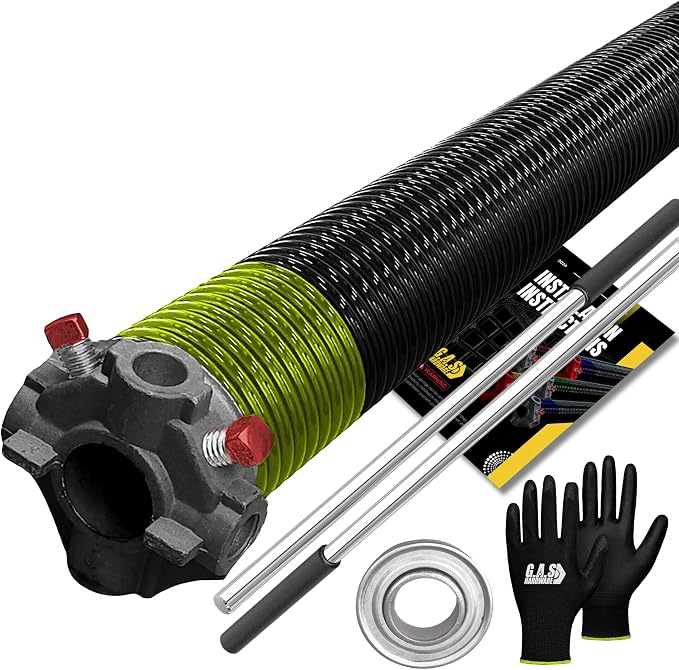 Garage Door Torsion Spring 207x1.75x31 Includes 1” Steel Bearing, and Winding by GASHardware
