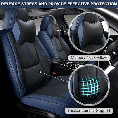 Front Seat Covers, 2 Pieces Universal Seat Covers - Image 3