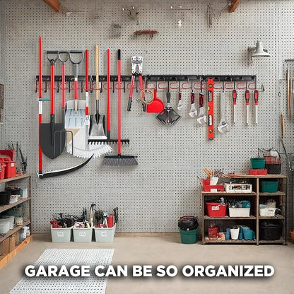 68" All Metal Garden Tool Organizer - Image 2