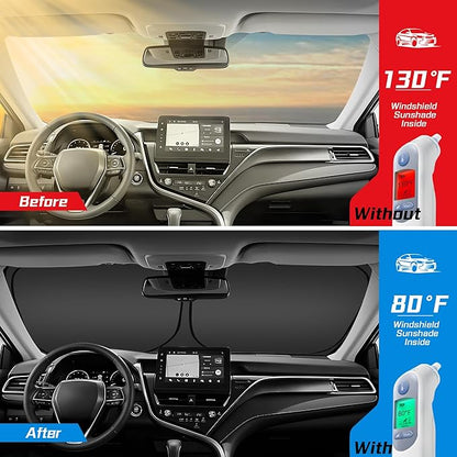 ARISMOTOR Windshield Sun Shade for Mazda CX-90 CX90 PHEV 2024-2025 2026 - Image 2