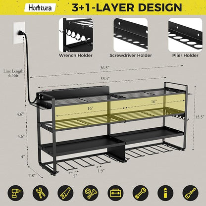 2 Pack Power Tool Organizer Wall Mount - Image 4