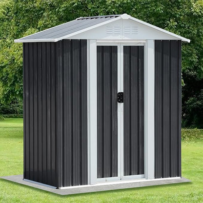 5x3 FT Outdoor Storage Shed, Metal Garden Shed by BNSPLY