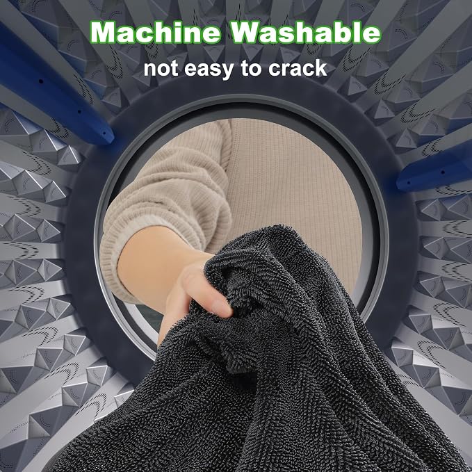 JOYMOOP Microfiber Towels for Cars, 2 Pack 63" x 29.5" Car Drying Towel - Image 7