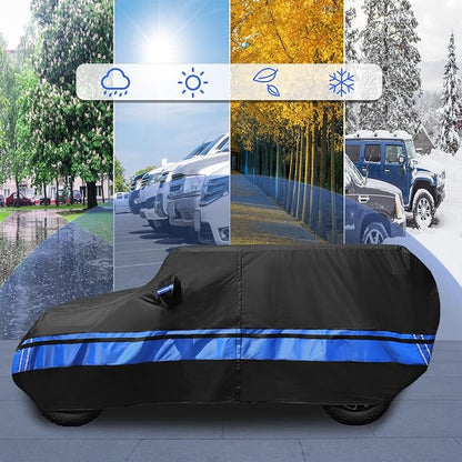 10-Layer Waterproof 4 Door All Weather Universal Fits Jeep Wrangler Cover - Image 4