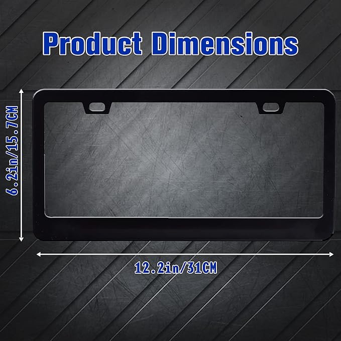 Breast Cancer Awareness License Plate Frame Pink Ribbon License Plate Frames - Image 4