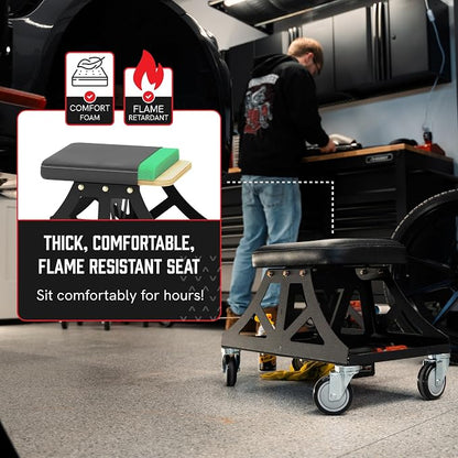 Vyper Low Pro Garage Stool - Image 6