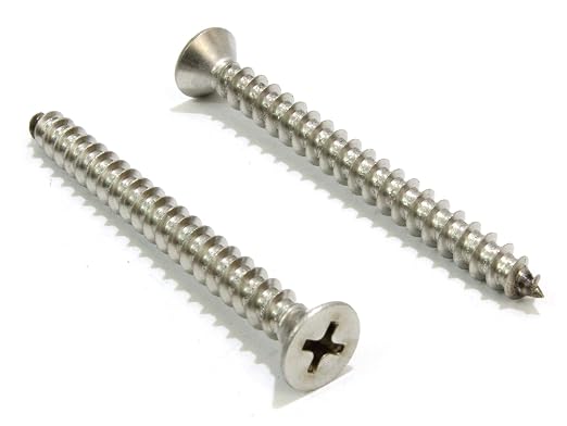 Bolt Dropper #8 X 1-1/2'' Stainless Steel Flat Head Phillips Wood Screw by BoltDropper