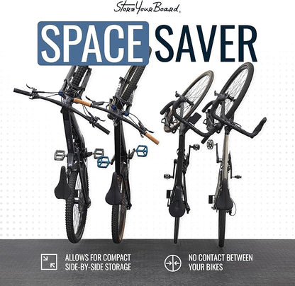 StoreYourBoard SwivelStow Road & Gravel Bike Storage Rack 4 Pack – Heavy Duty - Image 2