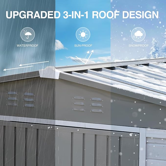 4x6 FT Outdoor Storage Shed - Image 4