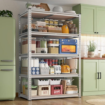 REIBII 2020LBS Garage Shelving Heavy Duty Metal Shelving 5 Tier Storage Shelves - Image 8