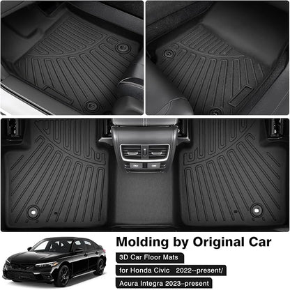 Powerty Floor Mats for 2022-2025 Honda Civic/2023-2025 Acura Integra - Image 2