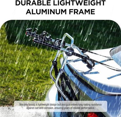 Rockland Aluminum 2-Bike Rack, 70 lbs Capacity, Lightweight Trunk Mount Bike - Image 3