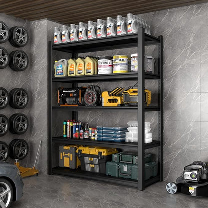Heavy Duty Shelving, 5-Tier Metal Storage Shelves, Metal Shelves - Image 5