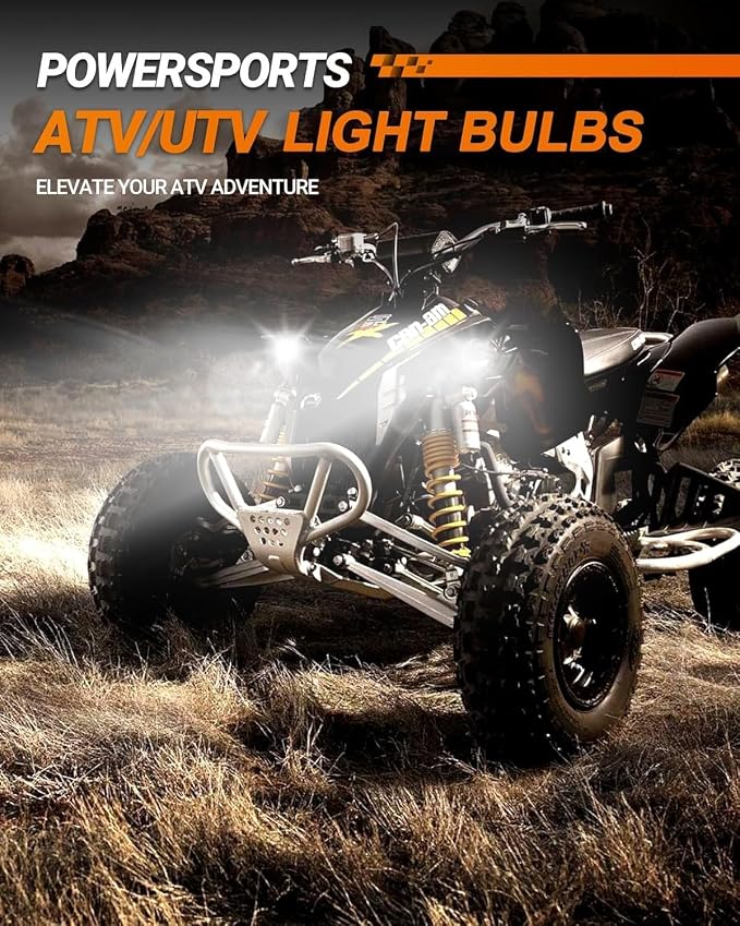 SEALIGHT 9004/HB1 Fog Bulbs, 36000LM 800% Super Brighter 9004 Bulb, 1:1 Size - Image 7