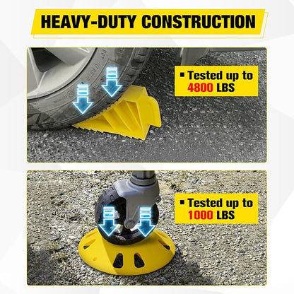 Nilight Trailer Wheel Chocks and Wheel Dock Kit - Image 5