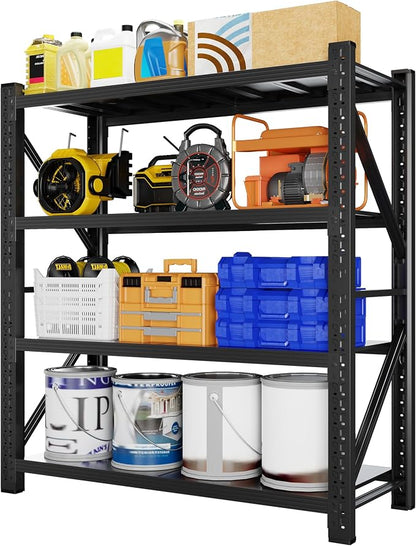 5000LBS Garage Shelving 59" W Garage Shelving Heavy Duty 4-Tier Metal Storage by Unknown
