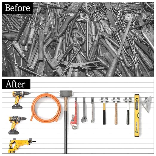3-H Slatwall Accessories 30 Pack, 6 Inch Slatwall Hooks & Hangers, Heavy Duty - Image 6