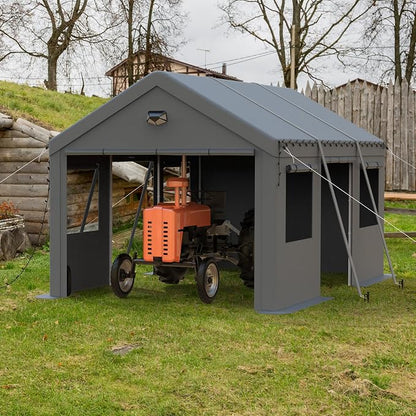 10x16 Carport, Heavy Duty Carport Canopy Garage - Image 7