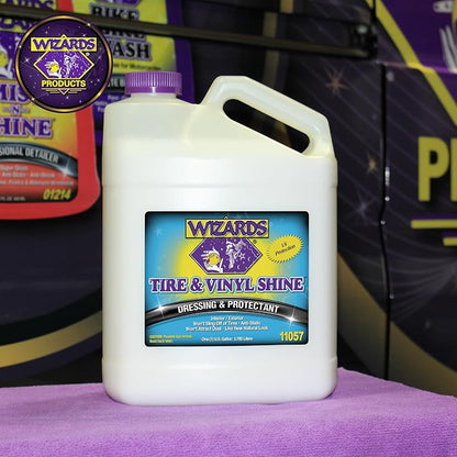 Wizards - Vinyl & Tire Shine Spray, Tire Dressing and Protectant, Professional - Image 7