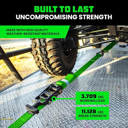 Rhino USA Car Tie Down Straps for Trailers - Image 2