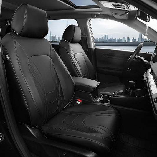 FREESOO Seat Covers for Honda CRV, Custom Fit Seat Covers Full Set, CRV LX EX by FREESOO
