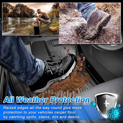 Cartist Floor Mats Fits for Ford Ranger 2019 2020 2021 2022 2023 Accessories - Image 3