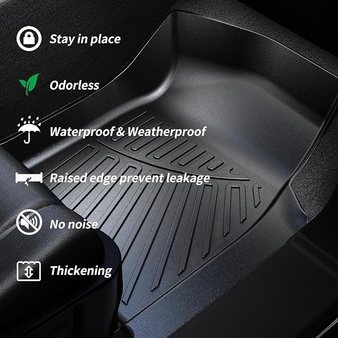 Cargo Liners for 2025 Acura ADX, TPE All Weather Protection 1st & 2nd Row Car - Image 5