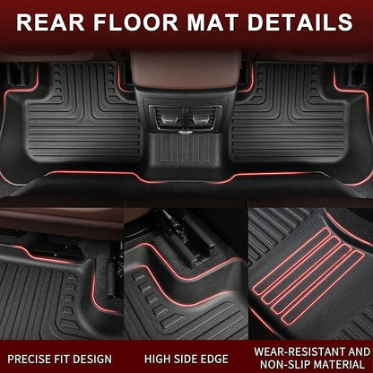 Wayhigh-All Weather Floor Mats and Cargo Liner Set Fit - Image 4