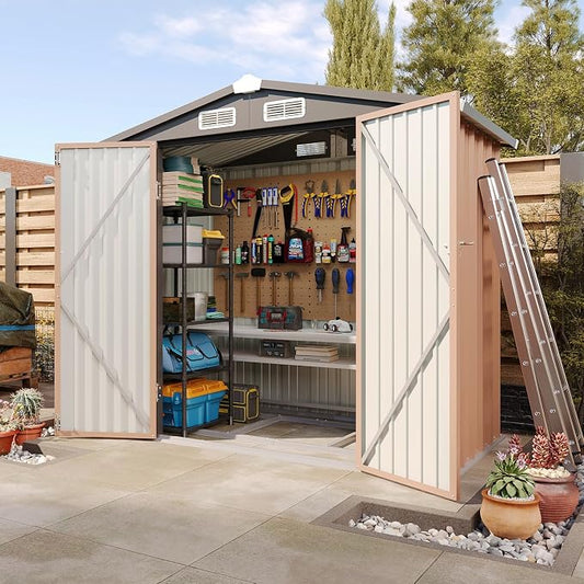 Aoxun 6'x4' Outdoor Storage Shed by Aoxun