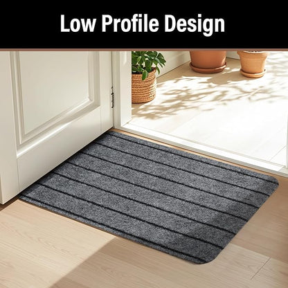 LotFancy 2-Pack Waterproof Front Door Mat 17"x30" Indoor/Outdoor, Non-Slip - Image 5
