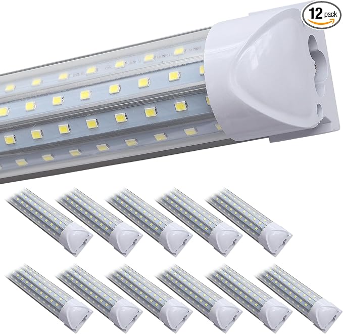 8FT LED Shop Light, Super Bright 110W Shop Lights, 19800LM 5000K 8 Foot Led by FTUBET