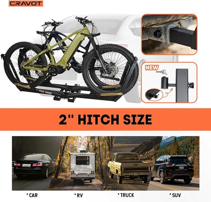 MagRack X2 Hitch 2 Ebike Rack, 150 lbs Capacity Electric Bike Carrier - Image 6