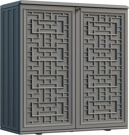 Indoor Outdoor Storage Cabinet Waterproof by Mrosaa