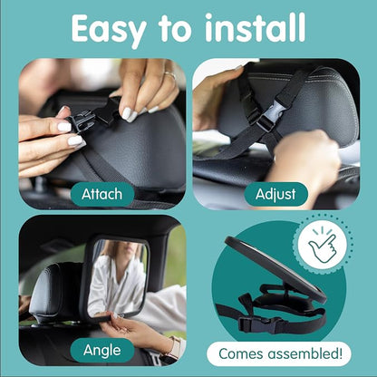 Onco Baby Car Mirror & Car Window Shades Bundle - Image 6