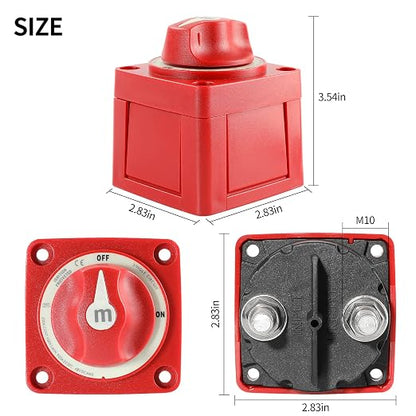 M Series Battery Switch, Huazu 300A Marine Battery Cut Off Switch - Image 6