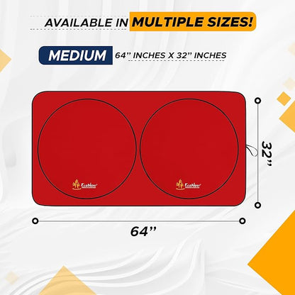EcoNour Windshield Sun Shade Premium | Sunshade Protects Car Interior | Car Sun - Image 5