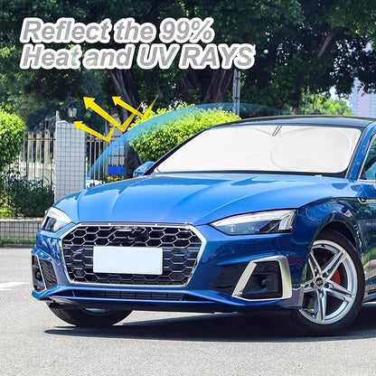 Custom Windshield Sunshade for Audi A4 A5 & S5 RS5 2018-2022 2023 2024 2025 - Image 2