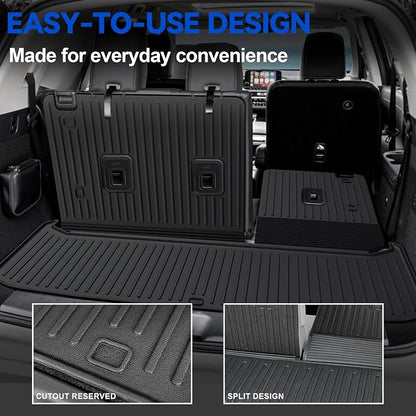 Floor Mats Set for 2022-2025 Nissan Pathfinder 7/8 Seats Accessories, Full - Image 7