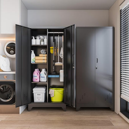 61" H Metal Storage Cabinet, Storage Shed - Image 7