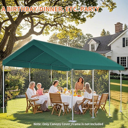 10'x20' Carport Replacement Top Canopy Cover - Image 6
