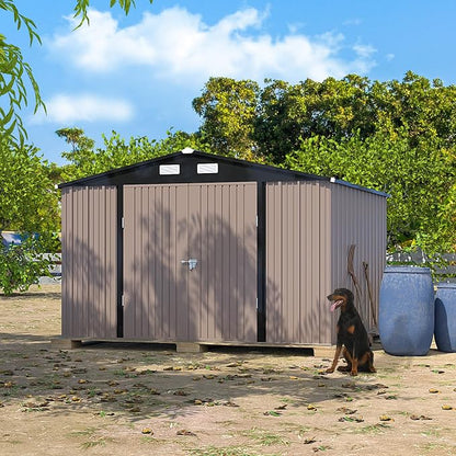 UDPATIO Outdoor Storage Shed 10x10 FT, Outside Sheds & Outdoor Storage Metal - Image 2