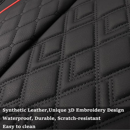 JOJOBAY Car Seat Covers for Dodge Ram 2 Pcs Front, Fit Ram 2009-2025 - Image 6