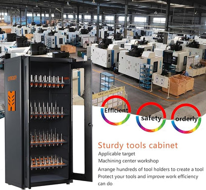 BT50 CNC Tool Cabinet, CAT50 Multi-Purpose CNC Tool Rack, Mass Storage CNC Tool - Image 6