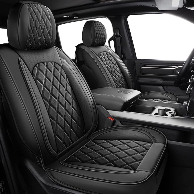 MIROZO Truck Seat Cover for Dodge Ram, Waterproof Ram Seat Cover Compatible by MIROZO