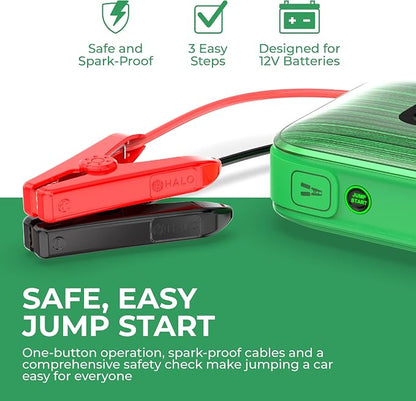 HALO Bolt Ultimate 3 Portable Car Battery Jump Starter | 130 PSI Air Compressor - Image 5