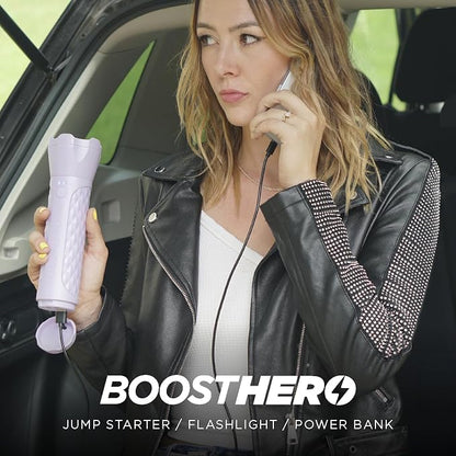 BoostHero Portable Car Battery Jump Starter, 000mAh Power Bank, LED Flashlight - Image 5