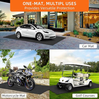 8.5 x 6.6 Ft Garage Floor mats for Under car, Garage mats for Floor Upgraded - Image 7